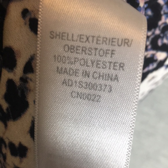 ADRIANNA PAPELL Animal Print Long Line Cool Comfy V-Neck Yoke Back Versatile - Picture 15 of 15